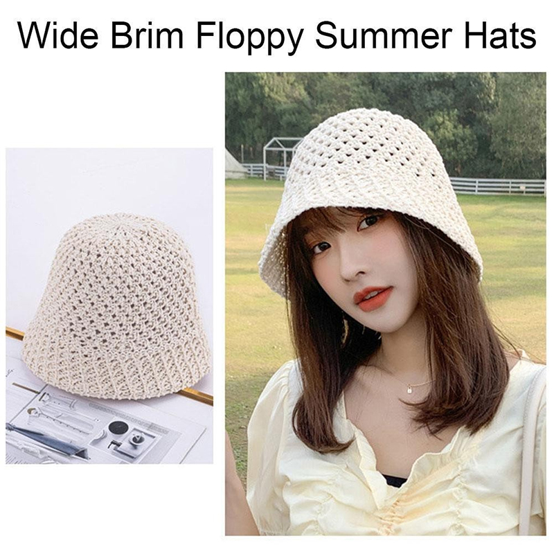 Nieuwe Meisjes Zonnehoed Brede - Bucket Hat Straw recensie en prijs